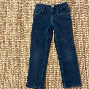 Mini Boden Dark blue/green corduroy pants